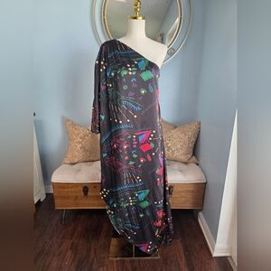 Hutch One Shoulder Pleated Dress